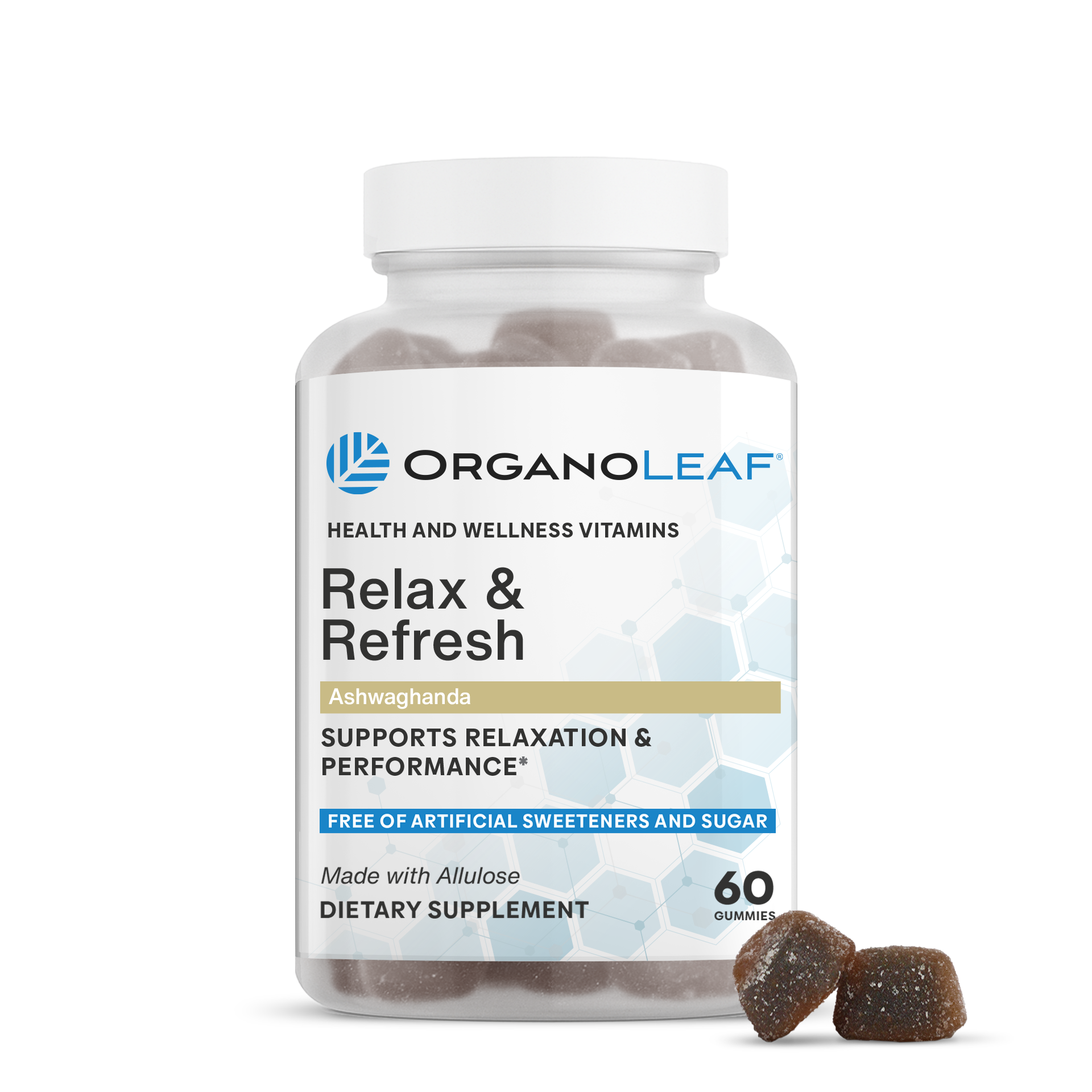 Relax & Refresh: Ashwaghanda Sugar-Free Gummies