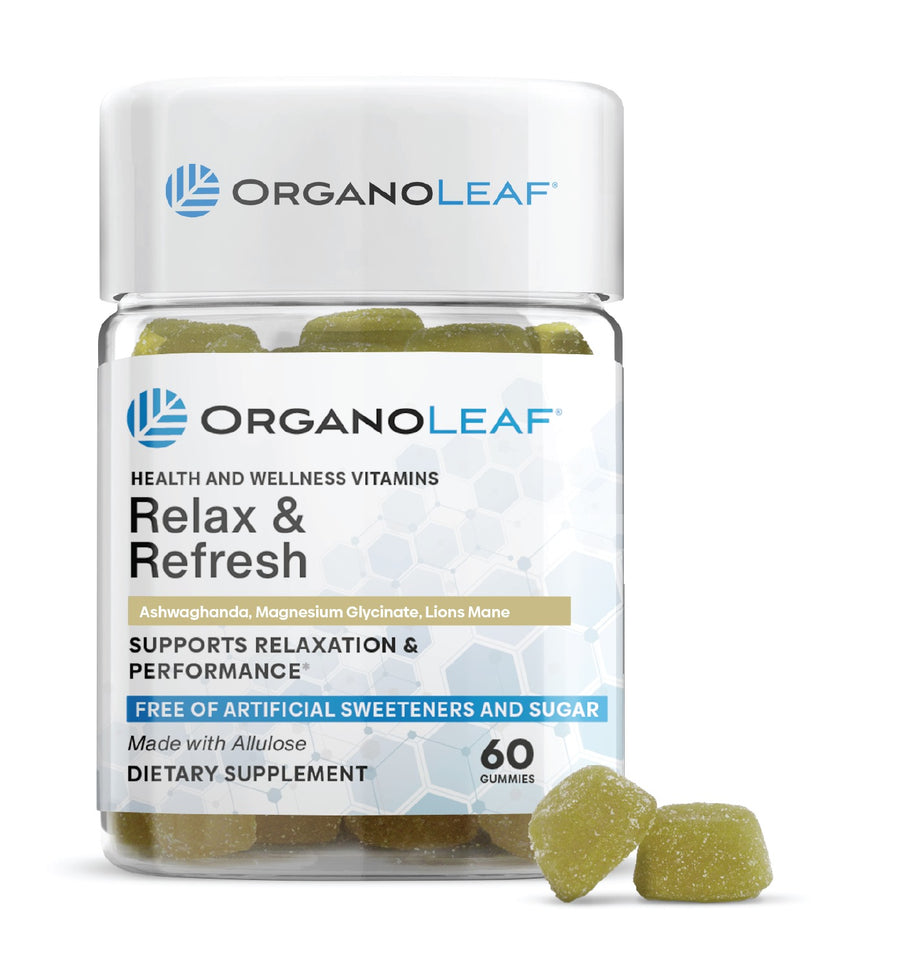 Relax & Refresh (Revised): Ashwaghanda, Magnesium, Lions Mane Sugar-Free Gummies