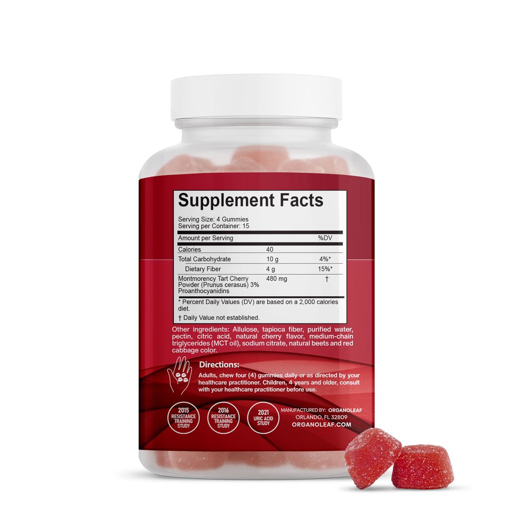 Muscle & Exercise Recovery (Featuring CherryPURE®) Sugar-Free Gummies